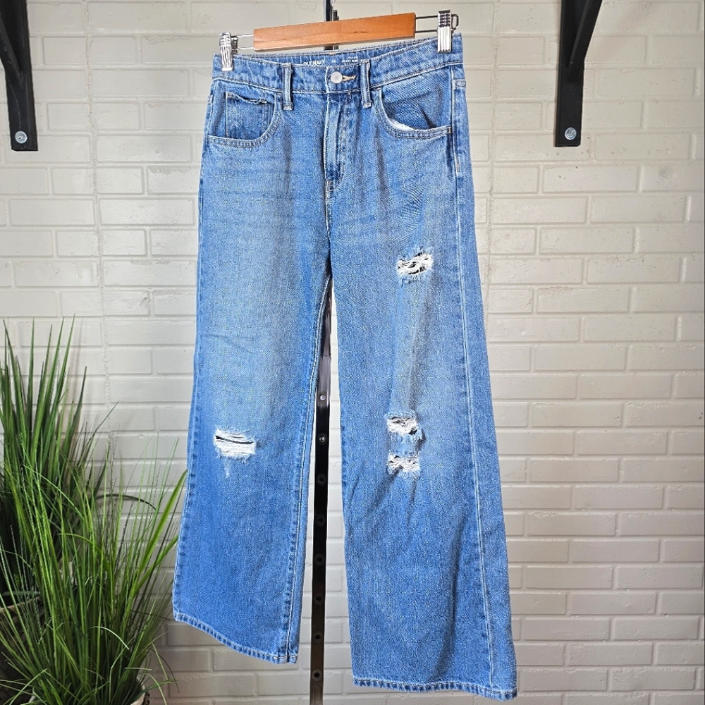 Old Navy Kids Blue Distressed Jeans